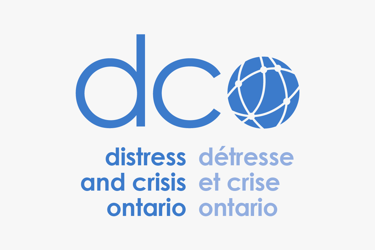 Distress and crisis ontario logo