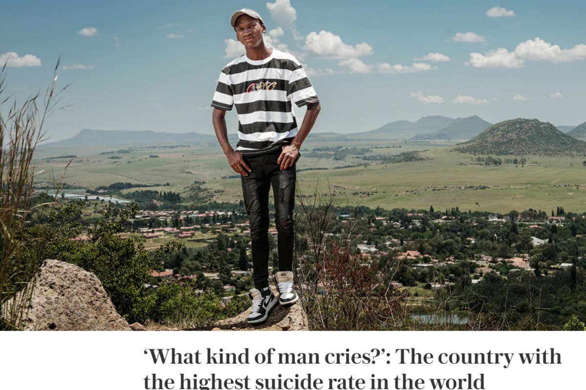 Lesoto: en busca de la esperanza tras la mayor tasa de suicidios del mundo. imagen